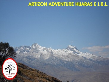 vista de la Cordillera Blanca desde Ahuaccocha- Trekking Cordillera Blanca